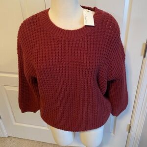 By Together Maroon Sweater NWT Sz M